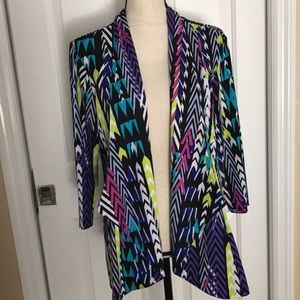 Slinky Brand Colorful Cardigan